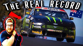 NASCAR Fan Reacts to the ACTUAL Bathurst FASTEST Lap Record [upl. by Ahsaeym397]