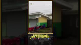 Typhoon Usagi Philippines On Highest Alert As Super Typhoon Usagi Approaches  WION Shorts [upl. by Ebeohp]