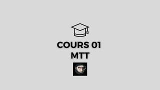 Cours 01 MTT L1 SNV quotprise de contact révision et mémorisationquot UMBB [upl. by Eva615]