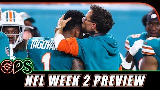 Bills Dominate amp Tua Injured NFL Week 2 Preview [upl. by Henleigh]