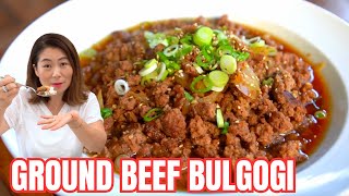 INEXPENSIVE amp DELICIOUS Bulgogi at home No Marinade Ground Beef Bulgogi Recipe🥩 맛있는 갈은 소고기 불고기 [upl. by Ernestine]