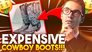 Most EXPENSIVE Cowboy Boots In The WORLD [upl. by Norej270]