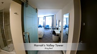 Harrahs Las Vegas Room Tour  Valley Tower King [upl. by Fransis]