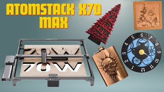 Unlock the Future of Precision Crafting with the Atomstack X70 Max Laser Engraver [upl. by Sucramraj]