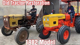 Old 1982 Model Tractor Restoration  HMT 5911 Modifications  Ford 3600 Massey 135 Swaraj 735 Vlogs [upl. by Selie]