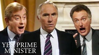 Bernard Talks to the Press  Yes Prime Minister  BBC Comedy Greats [upl. by Hiltan]