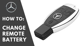 SAFE AND EASY  Mercedes Benz key fob battery replacement  DIY  3 button [upl. by Mahgem]