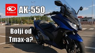 Kymco AK550 skuter u vrhu svoje klase Eng sub [upl. by Cioffred]