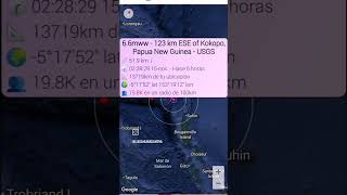 SISMO 66 Mww Richter qué ALERTE el 301024 en mi canal de YouTube se CONFIRMO HOY [upl. by Clein35]