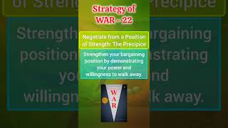 Strategy of War 22 Negotiate from a Position of Strength The Precipice  Strengthen your [upl. by Boy]