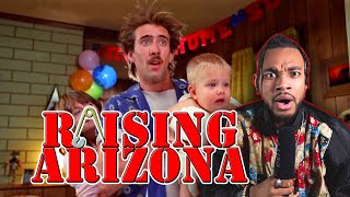 FILMMAKER MOVIE REACTION Raising Arizona 1987 FIRST TIME REACTION [upl. by Anirtak56]