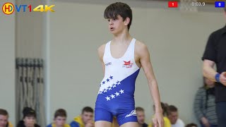 🤼  Wrestling  Swiss Championships 2022 Youth A Freestyle  53kg Gold  GISLER vs SARRASIN [upl. by Bevers]