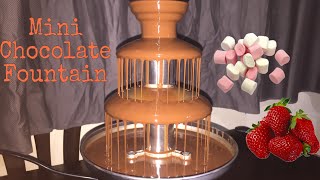 How to make Chocolate Fountain  Mini Chocolate fountain [upl. by Lemhar669]