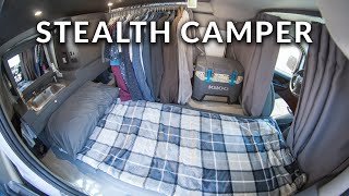 Ultimate Stealth Camper Van Tour  Nissan NV200 SelfConverted Build Walkthrough [upl. by Anaud456]