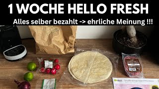 Hello Fresh Test  selber bezahlt und 100 ehrlich [upl. by Longan]