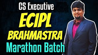 🔥ECIPL  EBCL Brahmastra Marathon for June 2024 Exam  PART 3 🔥CS Exec ECIPL EBCL Memory Revision [upl. by Aihseuqal]