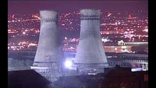 Thousandas of people watching The 250ft 76m tall Tinsley cooling towers were brought down [upl. by Sinclair]