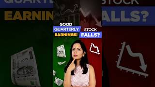 Why do stock prices fall despite good quarterly earnings shorts [upl. by Rosmunda]