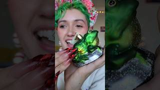 ASMR Glass Ornament Unboxing 🐸👑 asmr asmrtapping ornaments [upl. by Sulienroc]