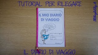 Tutorial per rilegare un diario [upl. by Conner436]