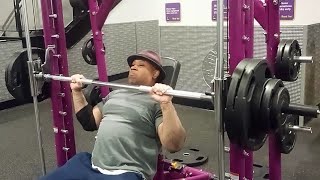 275 LB SEATED SHOULDER PRESS DROPSET [upl. by Enela]