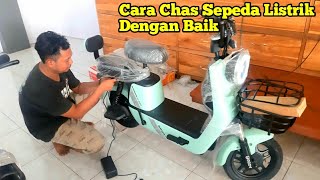 Cara Cast Sepeda Listrik Yang Baik  Cara Cast Sepeda Listrik Goda [upl. by Anicart]