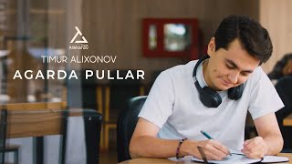 Timur Alixonov  Agarda Pullar  KLIP PREMYERASI [upl. by Redlac]