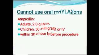 Antibiotic Prophylaxis For Infective Endocarditis [upl. by Raffo]