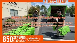 Fast Disaster Response How SERVPRO Stages Equipment for Quick Emergency Restoration [upl. by Enair]