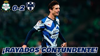 RAYADOS VENCE A SANTOS EN LIGA MX CLAUSURA 2024 JORNADA 2  EN ZONA FUT [upl. by Ayikur862]