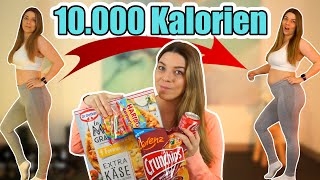 Komplette Eskalation 10000 Kalorien Challenge  Wie viel habe ich zugenommen [upl. by Annayt]