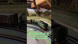 Flying scotsman reversing back to Sheffield Park modeltrains [upl. by Ynattib]