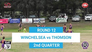 RD12 Winchelsea VS Thomson 2nd QTR 29062024 [upl. by Terrag54]