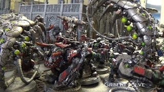 Necrons vs Orks Waaagh Ghazghkull 2500 [upl. by Kcirdnekel209]