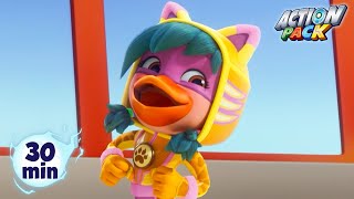 🦆 A Quack Of A Good Time 🦆  ACTION PACK  Kids TV Shows  Cartoons For Kids  Fun Anime [upl. by Barde]