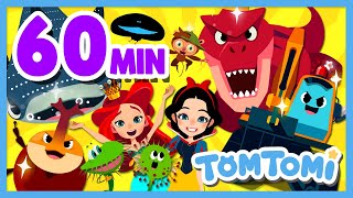 Tomtomi Best Kids Songs Compilation🏆  60m  Nursery Rhymes  English Songs for Kids  TOMTOMI [upl. by Saraiya694]