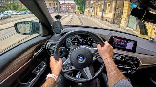 2018 BMW 6 G32 Gran Tourismo 620D 190HP 0100 POV Test Drive 1706 Joe Black [upl. by Kegan]