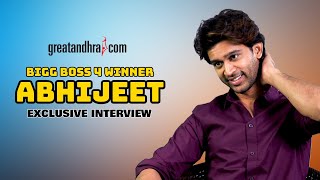 Bigg Boss 4 Winner Abhijeet Exclusive interview  Greatandhra [upl. by Henrieta]