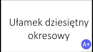 LEKCJA 1 Liczby rzeczywiste w różnych postaciach [upl. by Trebreh]