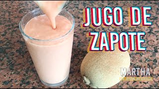 Como hacer jugo de zapote [upl. by Elnora]