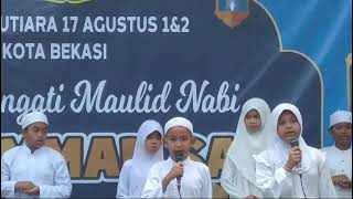 MasyaAllah Penampilan Callysta Saat Maulid Nabi di SMP 17 agt 1 kelas5 ceritacall [upl. by Rianna]