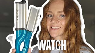 Honest Review of Bed Head Wave We Go Beach Waver [upl. by Mcdonald]