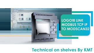 LOGO8 LINK MODBUS TCP IP TO MODSCAN32 [upl. by Droc]