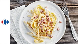 Tagliatelle met noordzeegarnalen en saus van witte asperges [upl. by Mari]