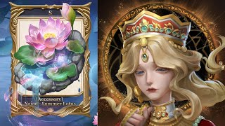 Finally Bleber Uses Graces Newest Skin amp Accessory  Identity V Demonbane  Summer Lotus Gameplay [upl. by Peppard]