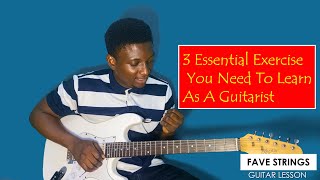 Warm up guitar exercisesfinger dexterityspeed training [upl. by Yelserp]