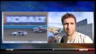 Jason Leffler Elliott Sadler Multi Car Crash WYPALL 200 NNS Phoenix 2011mpg [upl. by Eisnil]