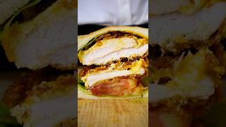 Chicken cutlet sandwich🥪 asmr food [upl. by Genesia573]