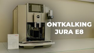 Ontkalking JURA E8 EC Nederlands [upl. by Giana]