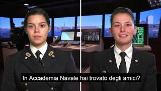 Intervista doppia a due allievi dellAccademia Navale [upl. by Ttergram]